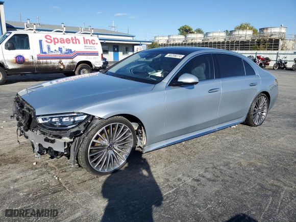 2021 Mercedes-Benz S-Class S 580 with VIN W1K6G7GB3MA026426, listed as a Copart auction lot 80289274 with 41,272 mi miles and Salvage Title. Bid and sale history available at carsss.com. Image 1.