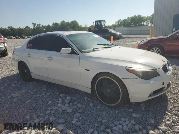 2013 BMW 5 Series 535i xDrive with VIN WBAFU7C5XDDU66464, listed as a Copart auction lot 62355345 with Not provided miles and Salvage title. Bid and sale history available at DreamBid. Image 4.