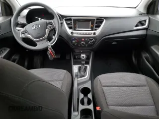 2022 Hyundai Accent SEL with VIN 3KPC24A61NE157357, listed as a Copart auction lot 72970402 with 9,604 mi miles. Bid and sale history available at carsss.com. Image 8.