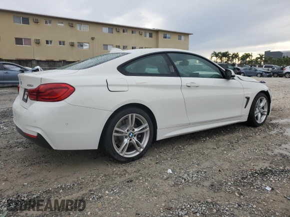 2019 BMW 4 Series 430i with VIN WBA4W3C59KAF93279, listed as a Copart auction lot 50384715 with 56,543 mi miles and Non Repairable. Bid and sale history available at carsss.com. Image 3.