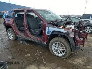 2024 Jeep Grand Cherokee Laredo X with VIN 1C4RJHAG7RC161889, listed as a Copart auction lot 47974835 with 0 mi miles and Non Repairable. Bid and sale history available at carsss.com. Image 4.
