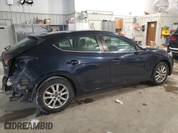 2014 Mazda 3 i Touring with VIN 3MZBM1L75EM116405, listed as a Copart auction lot 44862695 with 109,402 mi miles and Salvage title. Bid and sale history available at DreamBid. Image 3.
