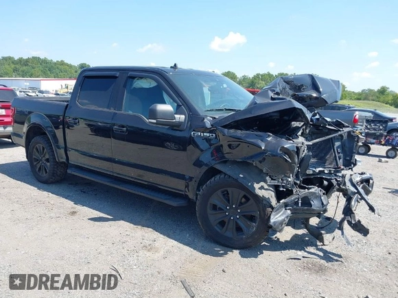 2019 Ford F-150 XL with VIN 1FTEW1EP3KFD04455, listed as a IAAI auction lot 40156913 with 94,918 mi miles. Bid and sale history available at carsss.com. Image 1.