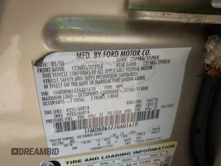 2007 Ford Freestyle Limited with VIN 1FMDK06177GA01610, listed as a IAAI auction lot 41440365 with 94,113 mi miles. Bid and sale history available at carsss.com. Image 9.
