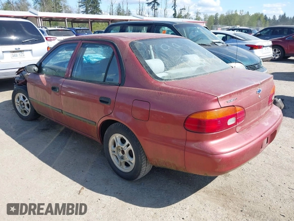 1998 Chevrolet Prizm Lsi with VIN 1Y1SK5285WZ433722, listed as a IAAI auction lot 42093955 with 1 mi miles. Bid and sale history available at carsss.com. Image 3.