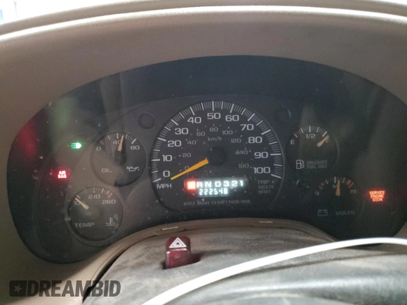 1999 GMC Safari z VIN 1GKEL19W6XB515307, wystawiony jako Copart lot #41521765 z przebiegiem 22 548 mil mil oraz Szkoda całkowita • Salvage title. Historia ofert i sprzedaży dostępna na DreamBid. Obrazek 9.