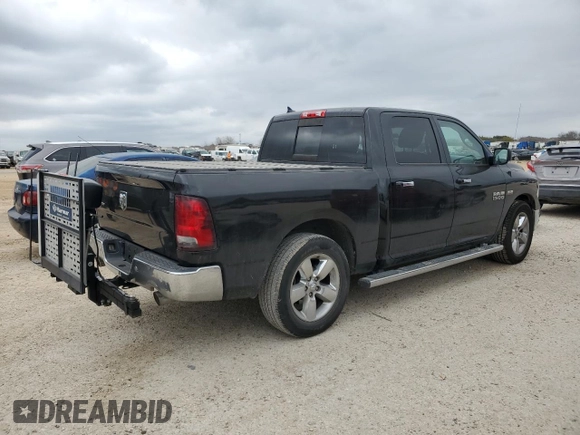2016 Ram 1500 Big Horn with VIN 1C6RR6LT9GS127860, listed as a Copart auction lot 45790085 with 94,963 mi miles and Salvage Title. Bid and sale history available at carsss.com. Image 3.