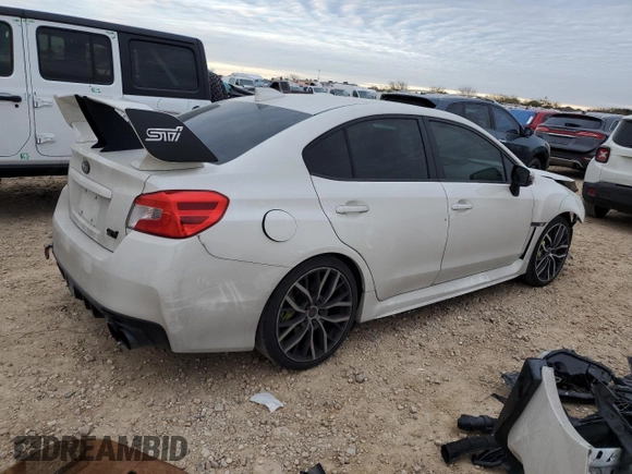 2021 Subaru WRX STI Limited with VIN JF1VA2W64M9812726, listed as a Copart auction lot 41651765 with 43,346 mi miles and Salvage Title. Bid and sale history available at carsss.com. Image 3.
