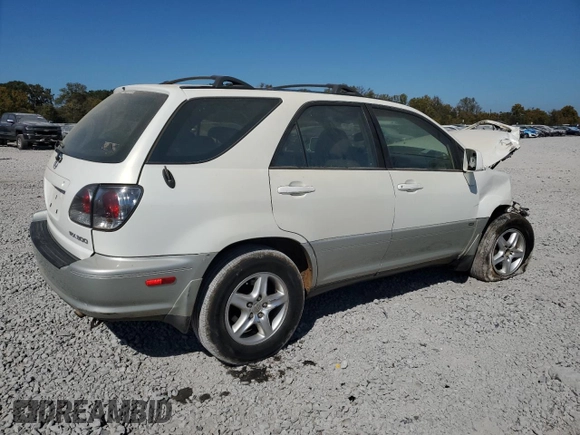 2002 Lexus RX 300 with VIN JTJGF10U220121425, listed as a Copart auction lot 77484364 with 282,394 mi miles and Salvage Title. Bid and sale history available at carsss.com. Image 3.