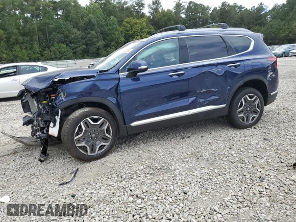 2023 Hyundai Santa Fe Hybrid SEL Premium with VIN 5NMS3DA18PH008386, listed as a Copart auction lot 71386854 with 890 mi miles and Salvage Title. Bid and sale history available at carsss.com. Image 1.