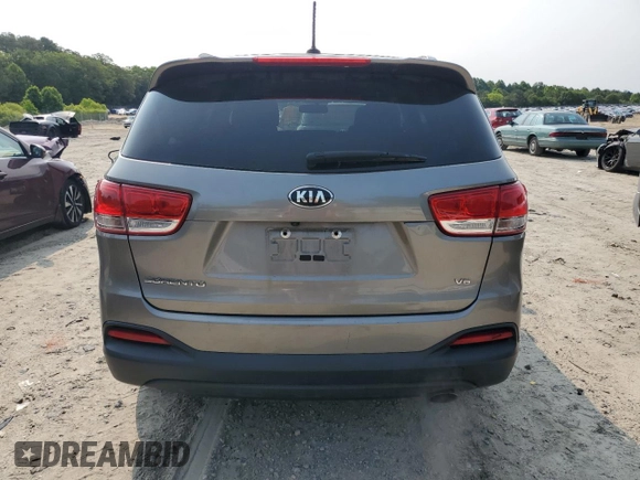 2017 Kia Sorento LX with VIN 5XYPG4A58HG286830, listed as a Copart auction lot 57672905 with 147,093 mi miles and Salvage title. Bid and sale history available at DreamBid. Image 6.