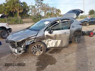 2023 Lexus NX with VIN 2T2GGCEZ0PC026760, listed as a IAAI auction lot 41242637 with 25,300 mi miles. Bid and sale history available at carsss.com. Image 17.