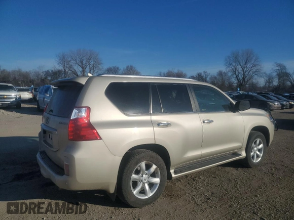 2011 Lexus GX 460 with VIN JTJBM7FX9B5031325, listed as a Copart auction lot 50073985 with 202,377 mi miles and Salvage Title. Bid and sale history available at DreamBid. Image 3.