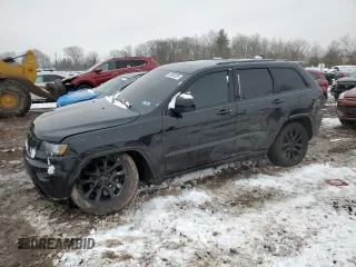 2019 Jeep Grand Cherokee Altitude with VIN 1C4RJFAG0KC587644, listed as a Copart auction lot 43993325 with 87,522 mi miles and Salvage Title. Bid and sale history available at carsss.com. Image 1.
