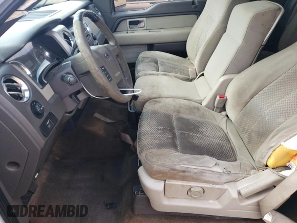 2009 Ford F-150 STX with VIN 1FTRX12829KB97914, listed as a Copart auction lot 56244425 with 264,622 mi miles and Salvage title. Bid and sale history available at DreamBid. Image 7.