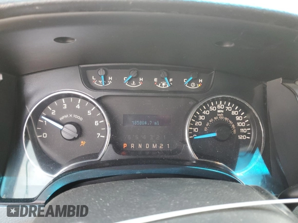 2014 Ford F-150 XL with VIN 1FTFX1ET0EKD17173, listed as a Copart auction lot 59056345 with 185,804 mi miles and Salvage title. Bid and sale history available at DreamBid. Image 9.