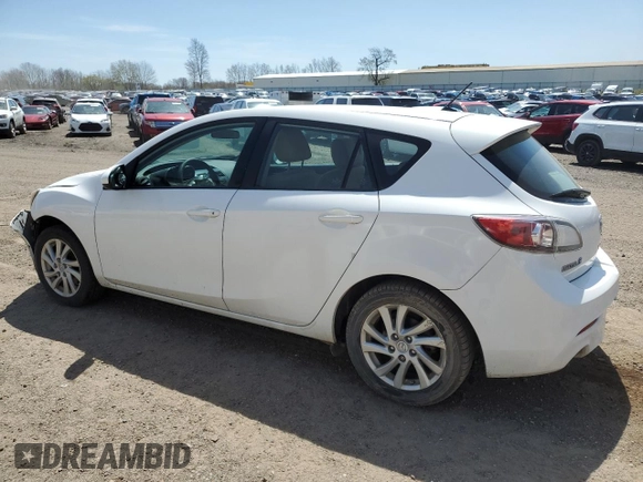 2012 Mazda 3 i Touring z VIN JM1BL1L78C1671879, wystawiony jako Copart lot #54395595 z przebiegiem 169 714 mil mil oraz Nie do naprawy • Non repairable. Historia ofert i sprzedaży dostępna na DreamBid. Obrazek 2.
