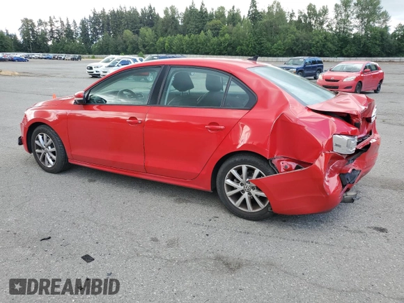 2012 Volkswagen Jetta SE with VIN 3VWDP7AJ8CM451446, listed as a Copart auction lot 61433295 with 134,196 mi miles and Salvage title. Bid and sale history available at DreamBid. Image 2.