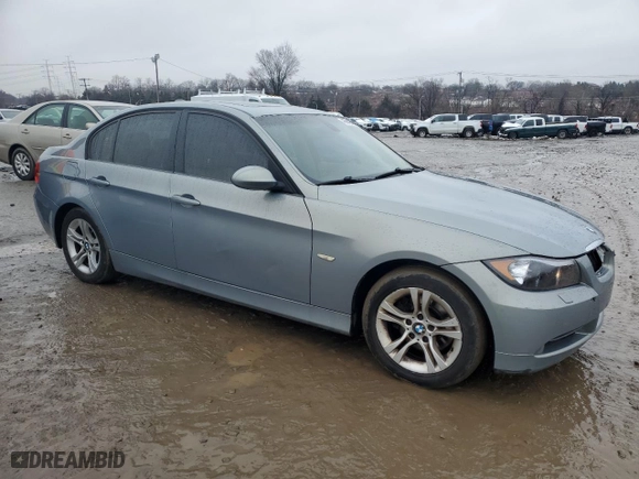 2008 BMW 3 Series 328xi with VIN WBAVC93568K040752, listed as a Copart auction lot 45042605 with 162,092 mi miles and Clean Title. Bid and sale history available at carsss.com. Image 4.