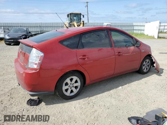 2007 Toyota Prius with VIN JTDKB20U477620188, listed as a Copart auction lot 55278725 with Not provided miles and Salvage title. Bid and sale history available at DreamBid. Image 3.
