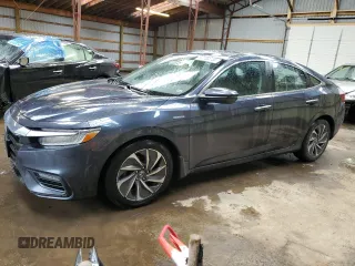 2019 Honda Insight Touring with VIN 19XZE4F75KE400408, listed as a Copart auction lot 62704744 with 155,524 mi miles and Salvage Title. Bid and sale history available at carsss.com. Image 1.