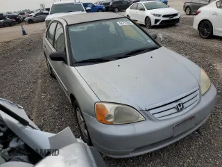 2001 Honda Civic LX with VIN JHMES16551S010763, listed as a Copart auction lot 55712494 with 91,055 mi miles and Clean Title. Bid and sale history available at carsss.com. Image 4.