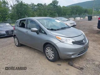 2015 Nissan Note SV z VIN 3N1CE2CP5FL377635, wystawiony jako IAAI lot #42449429 z przebiegiem 157 309 mil mil oraz . Historia ofert i sprzedaży dostępna na DreamBid. Obrazek 1.
