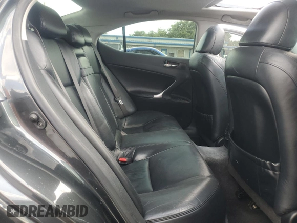 2008 Lexus IS 250 with VIN JTHBK262182070533, listed as a Copart auction lot 57807445 with 189,869 mi miles and Salvage title. Bid and sale history available at DreamBid. Image 10.