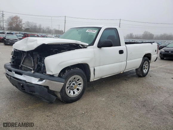 2007 Chevrolet Silverado 1500 Classic Work Truck with VIN 1GCEC14X47Z109142, listed as a Copart auction lot 84323644 with 180,162 mi miles and Non Repairable. Bid and sale history available at carsss.com. Image 1.