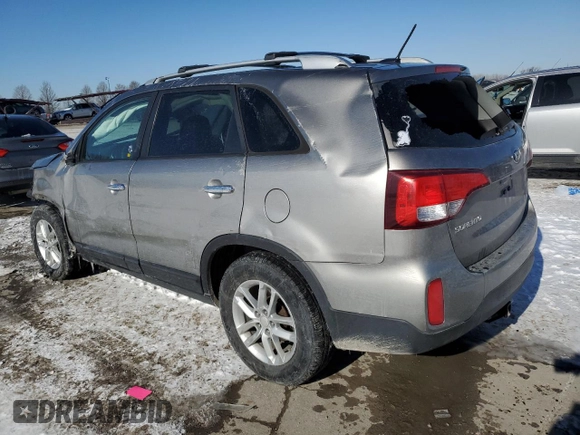 2015 Kia Sorento LX with VIN 5XYKTDA70FG646676, listed as a Copart auction lot 46360375 with 106,172 mi miles and Salvage Title. Bid and sale history available at carsss.com. Image 2.