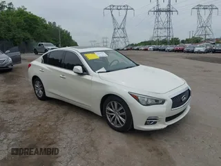 2017 Infiniti Q50 Premium z VIN JN1EV7AR5HM836200, wystawiony jako IAAI lot #42352743 z przebiegiem 127 105 mil mil oraz . Historia ofert i sprzedaży dostępna na DreamBid. Obrazek 1.