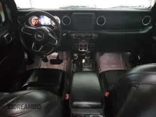 2018 Jeep Wrangler Unlimited Sahara with VIN 1C4HJXEG2JW196357, listed as a Copart auction lot 55105575 with Not provided miles and Salvage title. Bid and sale history available at DreamBid. Image 8.