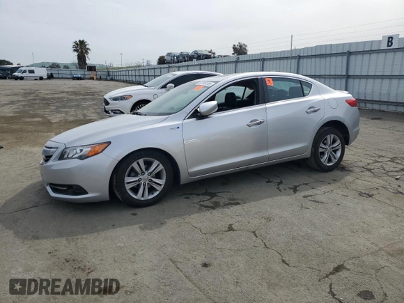 2013 Acura ILX Hybrid Technology with VIN 19VDE3F78DE301162, listed as a Copart auction lot 49746195 with 92,399 mi miles and Salvage Title. Bid and sale history available at DreamBid. Image 1.