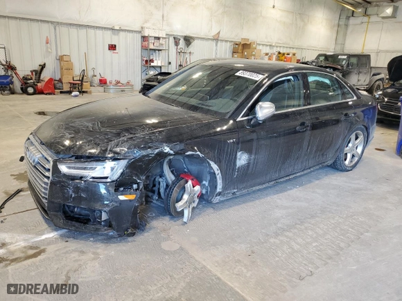 2018 Audi S4 Prestige with VIN WAUC4AF48JA094753, listed as a Copart auction lot 89370025 with 80,959 mi miles and Non Repairable. Bid and sale history available at carsss.com. Image 1.