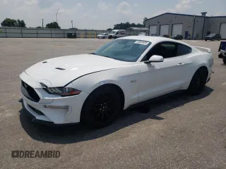 2019 Ford Mustang GT z VIN 1FA6P8CF5K5141470, wystawiony jako Copart lot #60604605 z przebiegiem 32 594 mil mil oraz Szkoda całkowita • Salvage title. Historia ofert i sprzedaży dostępna na DreamBid. Obrazek 1.