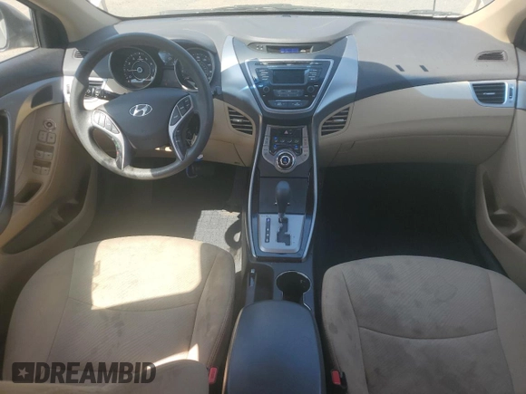 2013 Hyundai Elantra GLS with VIN 5NPDH4AE9DH444482, listed as a Copart auction lot 61846945 with 76,536 mi miles and Salvage title. Bid and sale history available at DreamBid. Image 8.