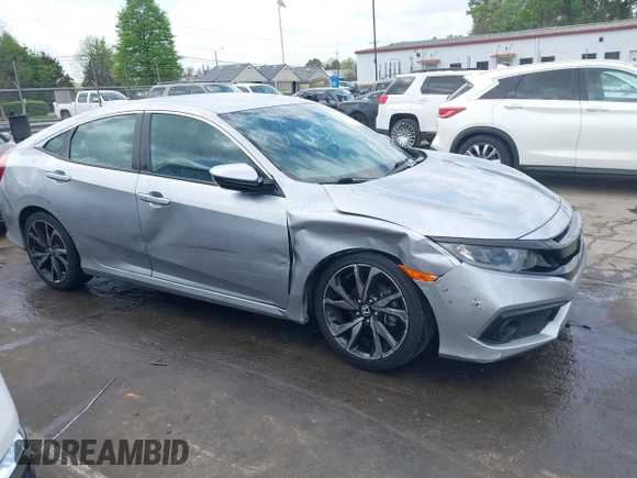 2021 Honda Civic Sport with VIN 2HGFC2F88MH530214, listed as a IAAI auction lot 41968361 with 60,869 mi miles and . Bid and sale history available at DreamBid. Image 6.