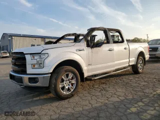2015 Ford F-150 XLT w/HD Payload Pkg with VIN 1FTFW1EGXFKE33097, listed as a Copart auction lot 71844194 with 0 mi miles and Salvage Title. Bid and sale history available at carsss.com. Image 1.
