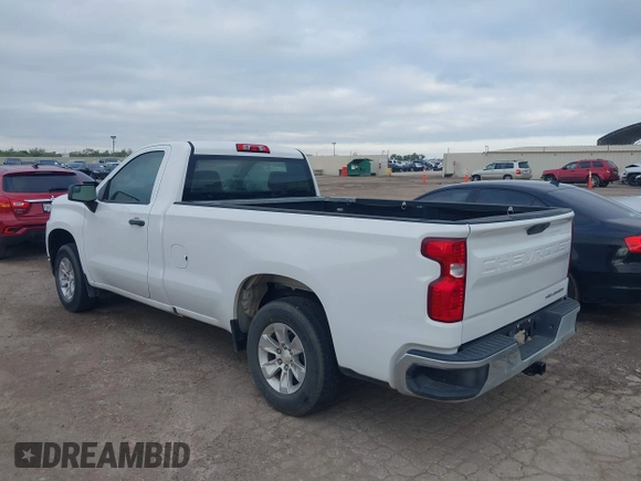 2020 Chevrolet Silverado 1500 Work Truck with VIN 3GCNWAEF8LG438482, listed as a IAAI auction lot 40275632 with 32,992 mi miles. Bid and sale history available at carsss.com. Image 3.