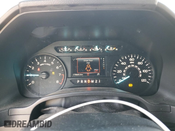 2020 Ford F-150 XL with VIN 1FTMF1CB7LKD54836, listed as a Copart auction lot 45554025 with 79,500 mi miles and Salvage Title. Bid and sale history available at carsss.com. Image 9.