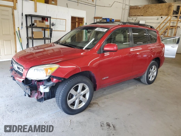 2007 Toyota RAV4 Limited with VIN JTMBK31V275030838, listed as a Copart auction lot 49822985 with 207,103 mi miles and Salvage Title. Bid and sale history available at carsss.com. Image 1.
