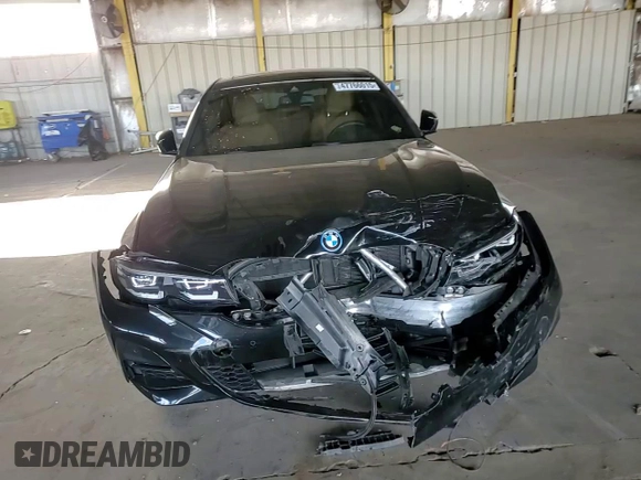 2022 BMW 3 Series 330e with VIN 3MW5P7J06N8C78131, listed as a Copart auction lot 47766015 with 17,100 mi miles and Salvage Title. Bid and sale history available at carsss.com. Image 10.