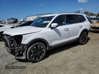 2023 Kia Telluride SX Prestige X-Pro z VIN 5XYP5DGC6PG406392, wystawiony jako Copart lot #49264035 z przebiegiem 25 815 mil mil oraz Szkoda całkowita • Salvage title. Historia ofert i sprzedaży dostępna na DreamBid. Obrazek 1.