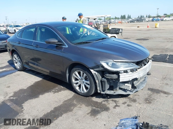 2015 Chrysler 200 Limited with VIN 1C3CCCAB0FN691763, listed as a IAAI auction lot 42498183 with 115,555 mi miles and . Bid and sale history available at DreamBid. Image 1.