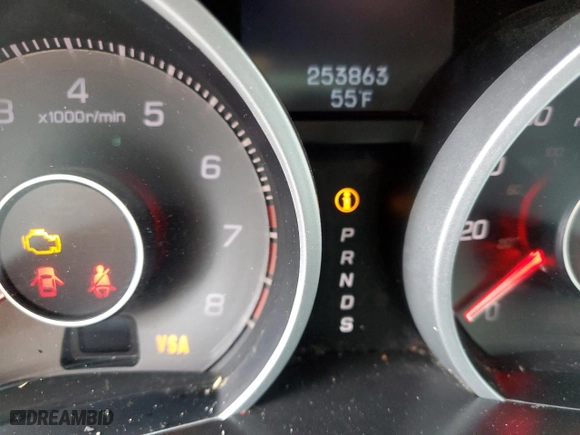 2009 Acura TL Tech with VIN 19UUA86509A012867, listed as a Copart auction lot 45064305 with 253,863 mi miles and Salvage Title. Bid and sale history available at carsss.com. Image 9.