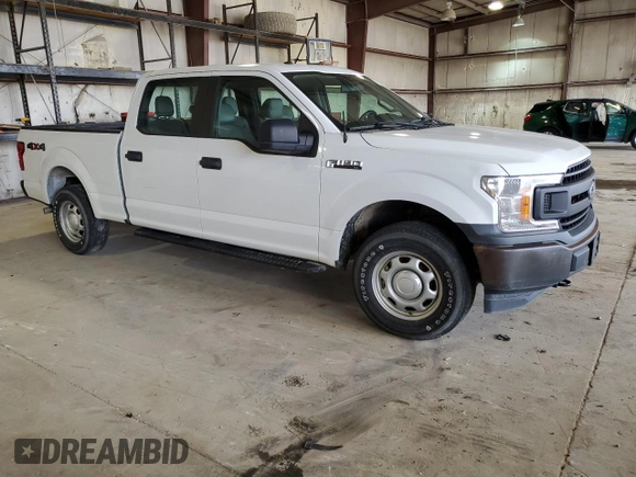 2018 Ford F-150 XL with VIN 1FTFW1E54JFA76032, listed as a Copart auction lot 52111665 with Not provided miles and Salvage title. Bid and sale history available at DreamBid. Image 4.