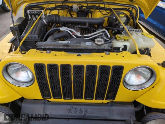 2003 Jeep Wrangler Sport with VIN 1J4FA49S93P373532, listed as a Copart auction lot 74595774 with 105,018 mi miles and Non Repairable. Bid and sale history available at carsss.com. Image 11.