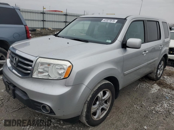 2012 Honda Pilot EX with VIN 5FNYF4H49CB084311, listed as a Copart auction lot 42327875 with 138,434 mi miles and Salvage Title. Bid and sale history available at carsss.com. Image 1.