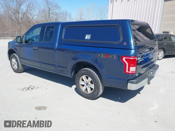 2017 Ford F-150 XL with VIN 1FTEX1E86HFA38914, listed as a IAAI auction lot 42079840 with 72,168 mi miles. Bid and sale history available at carsss.com. Image 3.