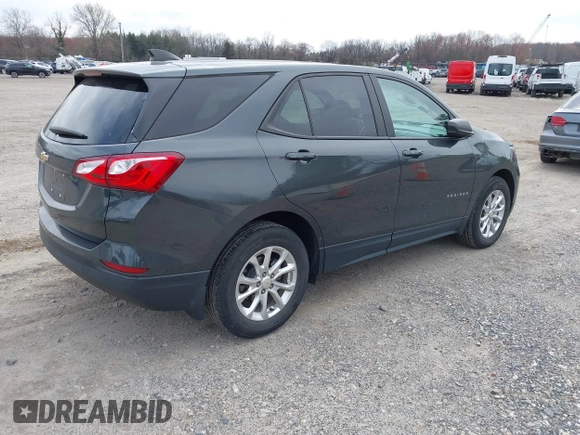 2020 Chevrolet Equinox LS with VIN 2GNAXHEV6L6279184, listed as a IAAI auction lot 41836935 with 19,164 mi miles and . Bid and sale history available at DreamBid. Image 4.